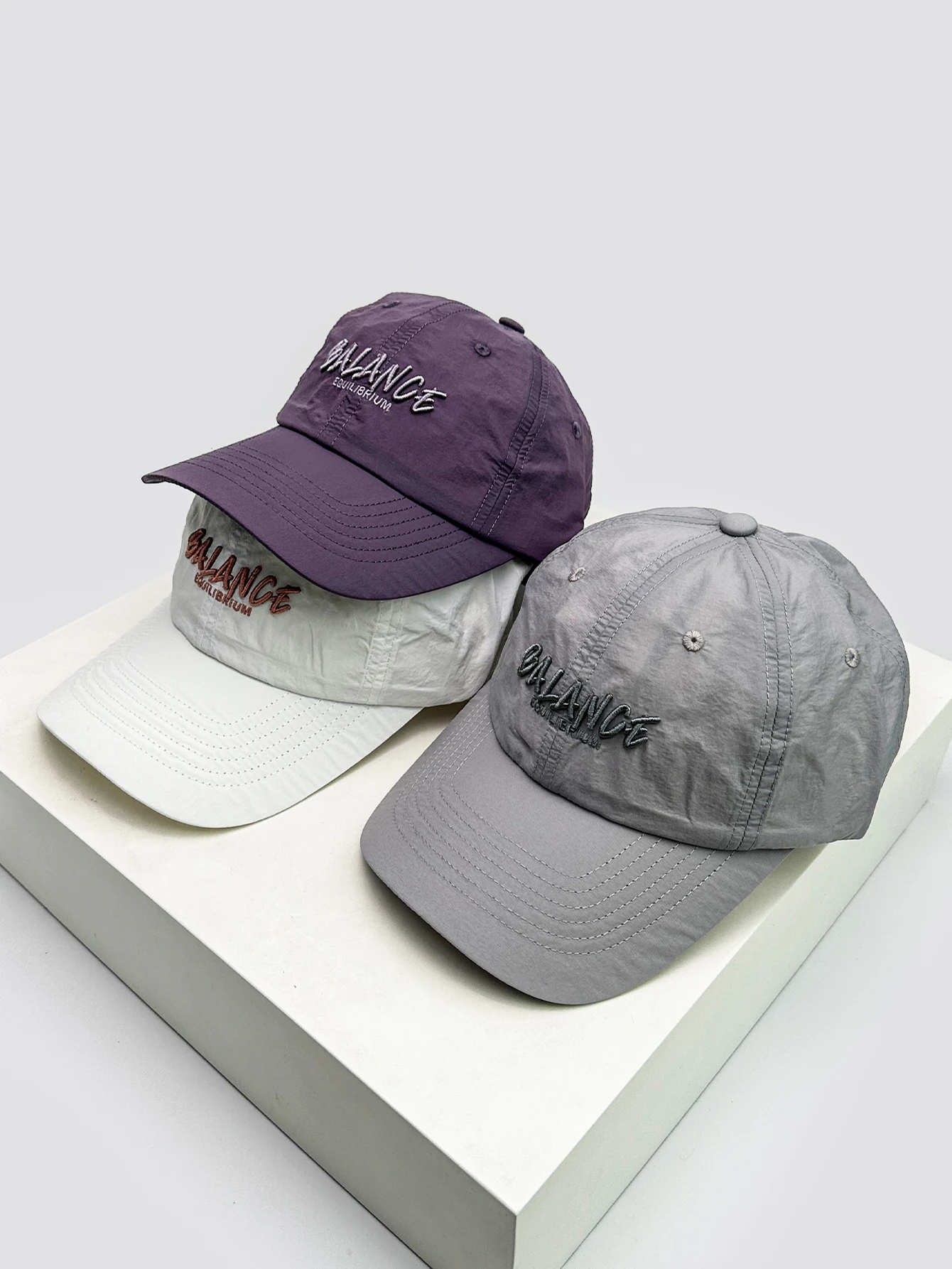 

new embroidered three-dimensional letters light and thin baseball hat men's and women's sunshade versatile quick-drying cap