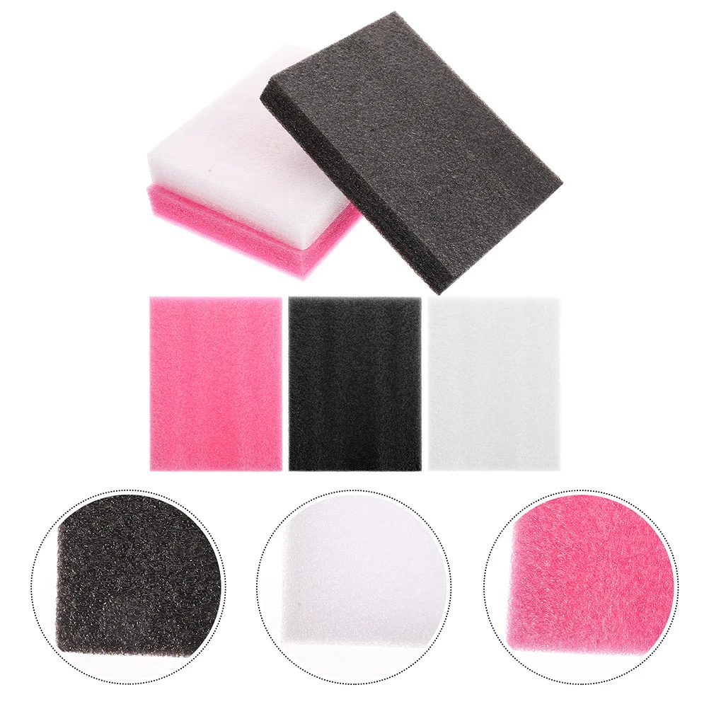 6 Pcs Wool Felt Foam Pad Dense Pearl Cotton Cushions Quilting Pin Needle Felting Mat