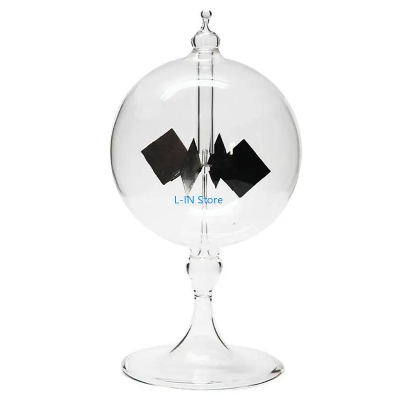 

Glass Radiometer Radiation Dosimeter Clear Solar Power Radiometer Vanes Science