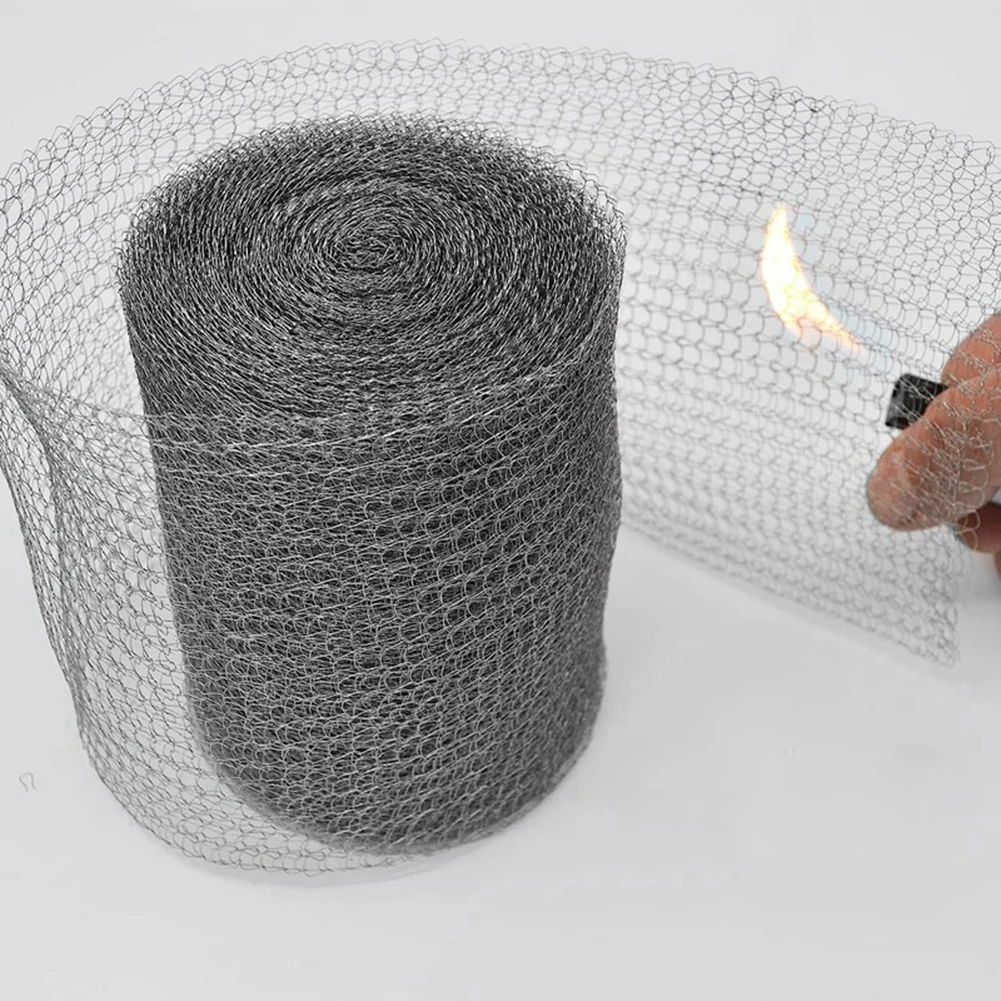 3/6/9/12/15M Metal Mesh Wire Mesh Rabbit Rodent Protection Stainless Steel Mesh Filter Wire Mesh Garden Netting for Hole Filler