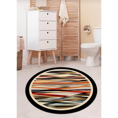 Ardizayn Vivid Colors, 100x100 cm. Anti-Slip, Not Peel Leather Outsole Round Bath Mat