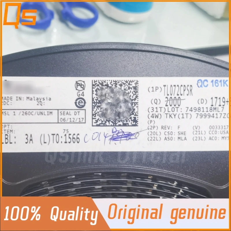 New Original TL072CP DIP-8 JFET dual channel operational amplifier IC chip