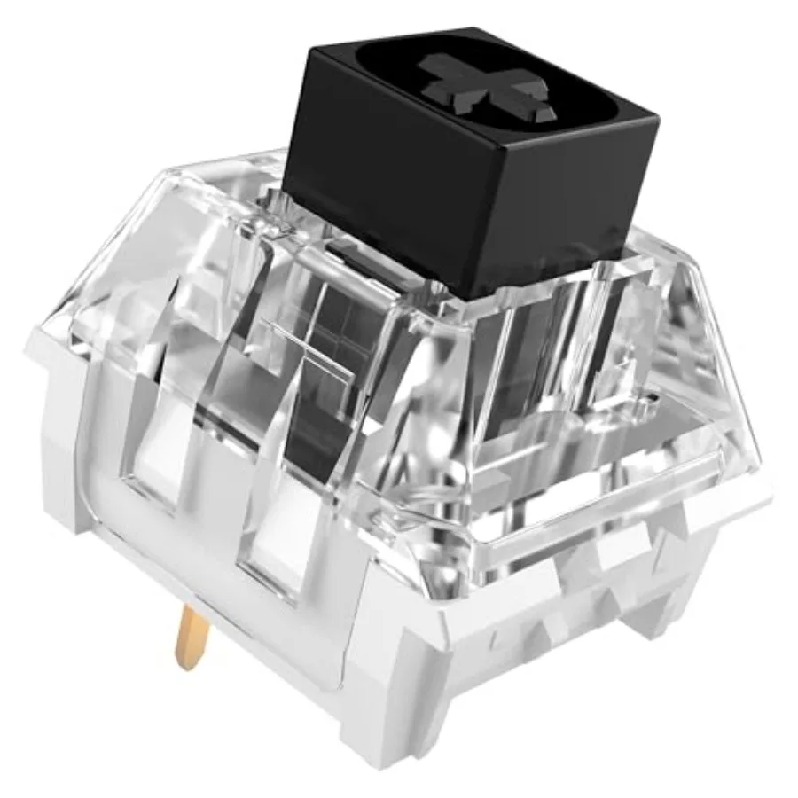 

Kailh Box Switches for Mechanical Keyboard, 3-Pin 60gf Linear/Factory Lubed/DustandWaterproof Switches Kailh Box