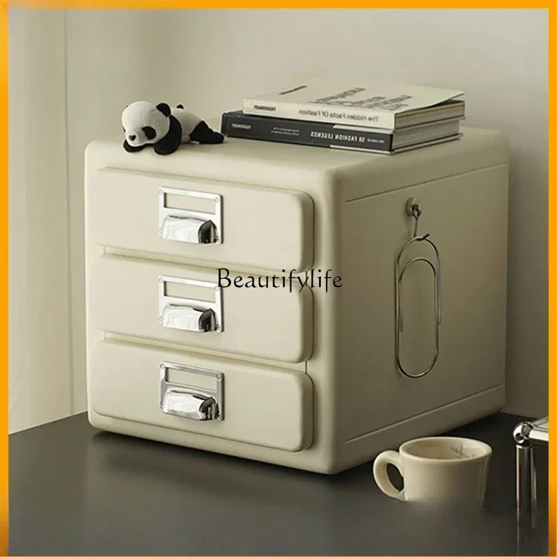 

09Z.Medieval retro multi-layer drawer file cabinet storage locker