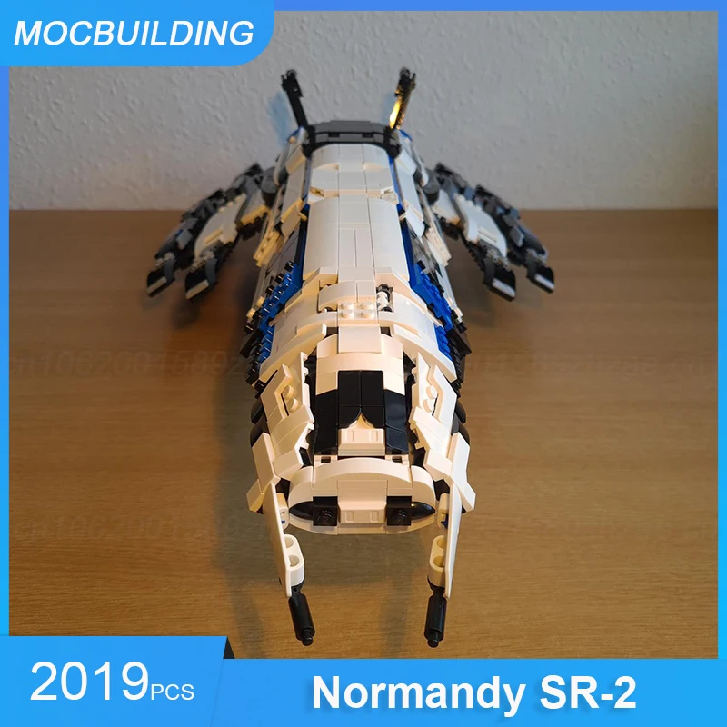 MOC Building Blocks Normandy SR-2 with Interior and Shuttle Model DIY Assemble Bricks Educational Creative Toys Gifts 2019PCS