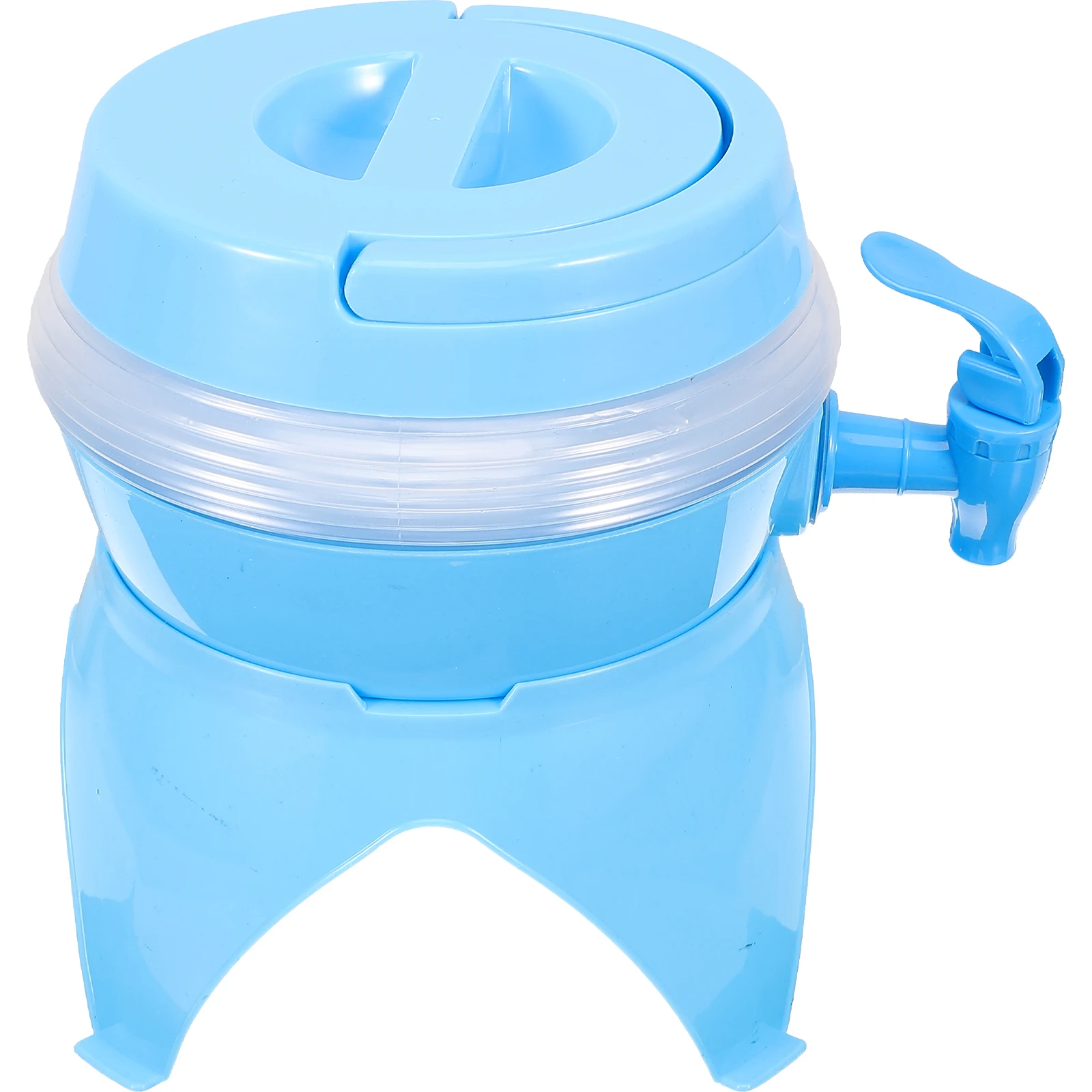 

Portable Sports Bottle Foldable Beverage Dispenser Large Capacity Outdoor Water Pitcher Travel Drink Spigot Safe Plastic Storage