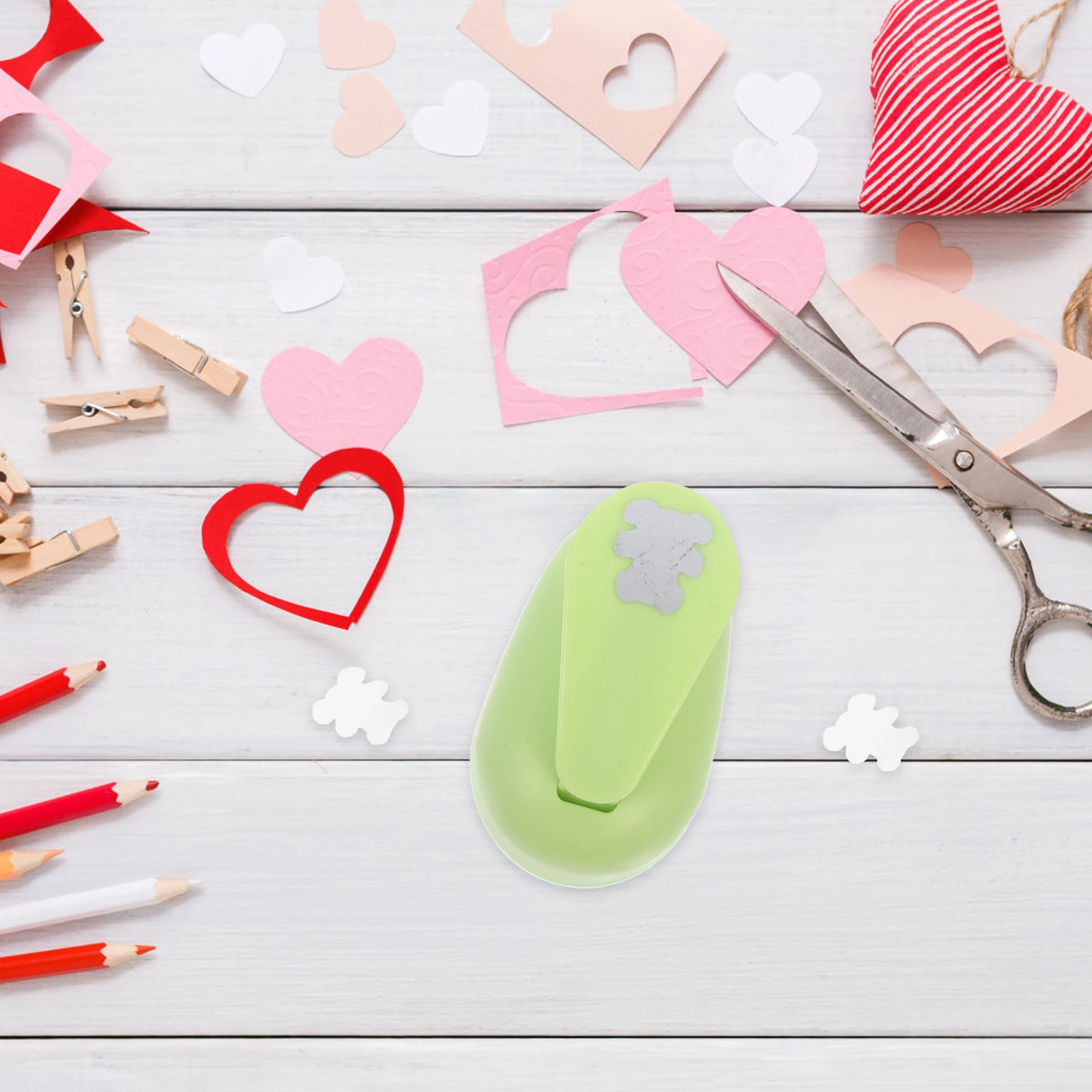 

Small Embossing Device Punch Press DIY Punching Tool Scrapbook Paper Plastic Child Hole