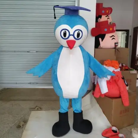

Blue Penguin Mascot Costume Cosplay Costume Halloween Fancy Dress Birthday Bunny Maskote Carnival Cartoon Characters for adults