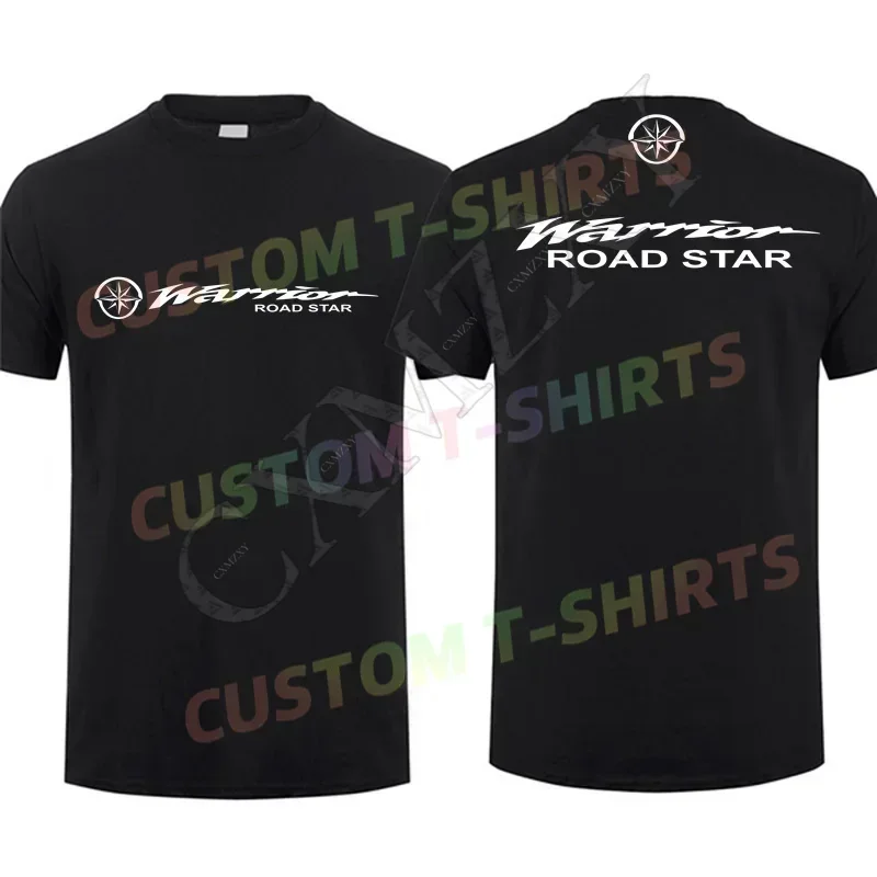 

2025 Men T Shirt Casual Yamahas Xv1700 Warrior T-shirt Graphic Oversized Sports Tops Short Sleeves 100% Cotton Streetwear S-3XL
