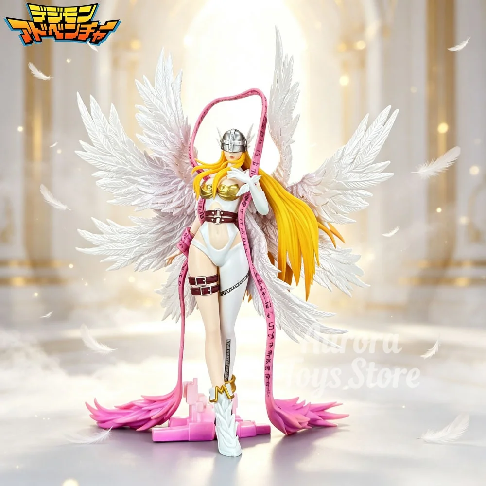 Figura de Acción de Angewomon del Anime Digimon Adventure, Estatua de PVC, 