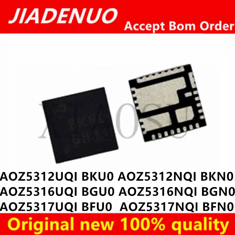 (1piece)100% New AOZ5312NQI  AOZ5312UQI BKU0 BKN0 AOZ5316UQI BGU0 AOZ5316NQI BGN0 AOZ5317UQI BFU0 AOZ5317NQI BFN0 QFN-31