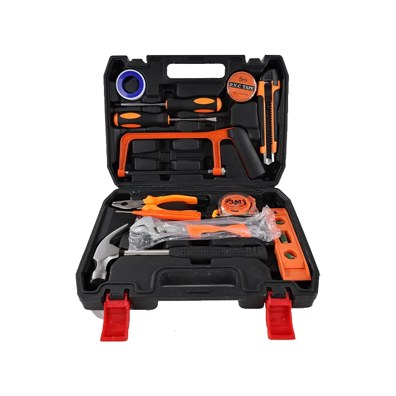 2025 Multi-functional combination toolbox for household hardware tools - portable and suitable as a vehicle gift or tool set.