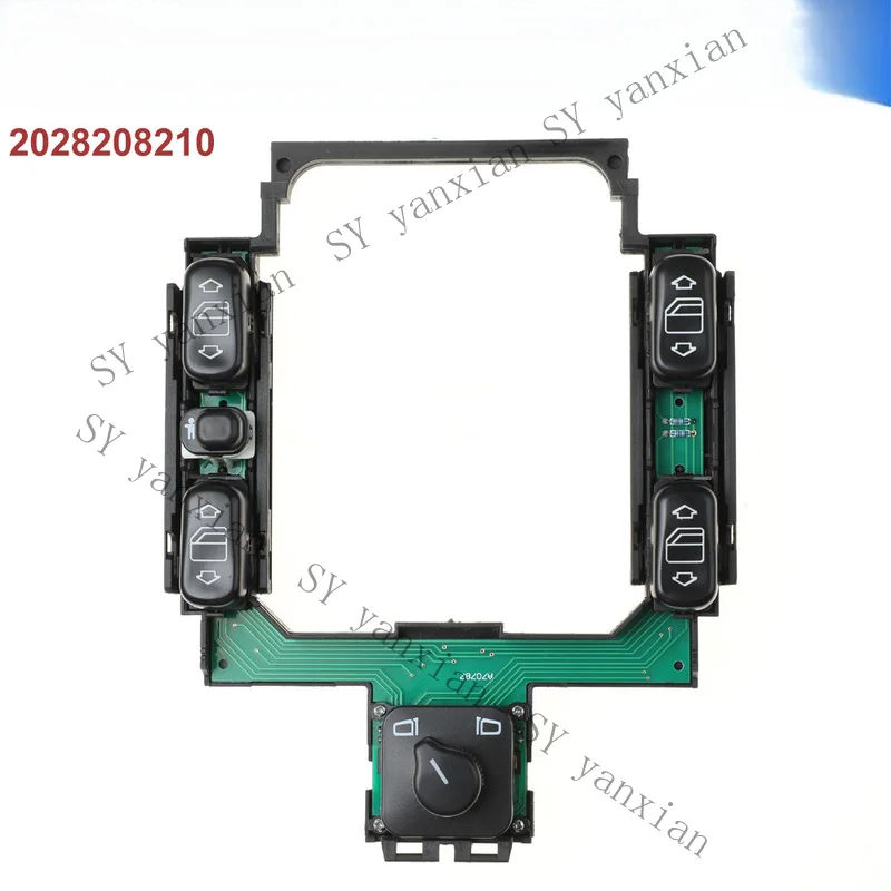 SY+ Master Power Window & Mirror Switch For Mercedes Benz C-Class W202 1993-2000