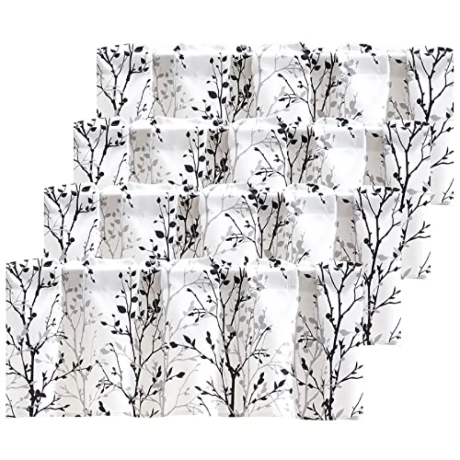 

Наклейки с принтом в виде ветвей деревьев Vnce Curin 8 hes LonKitchen Vnce Blk and y ow Vnces для кухни, ванной комнаты, столовой, гостиной, спальни и других помещений.