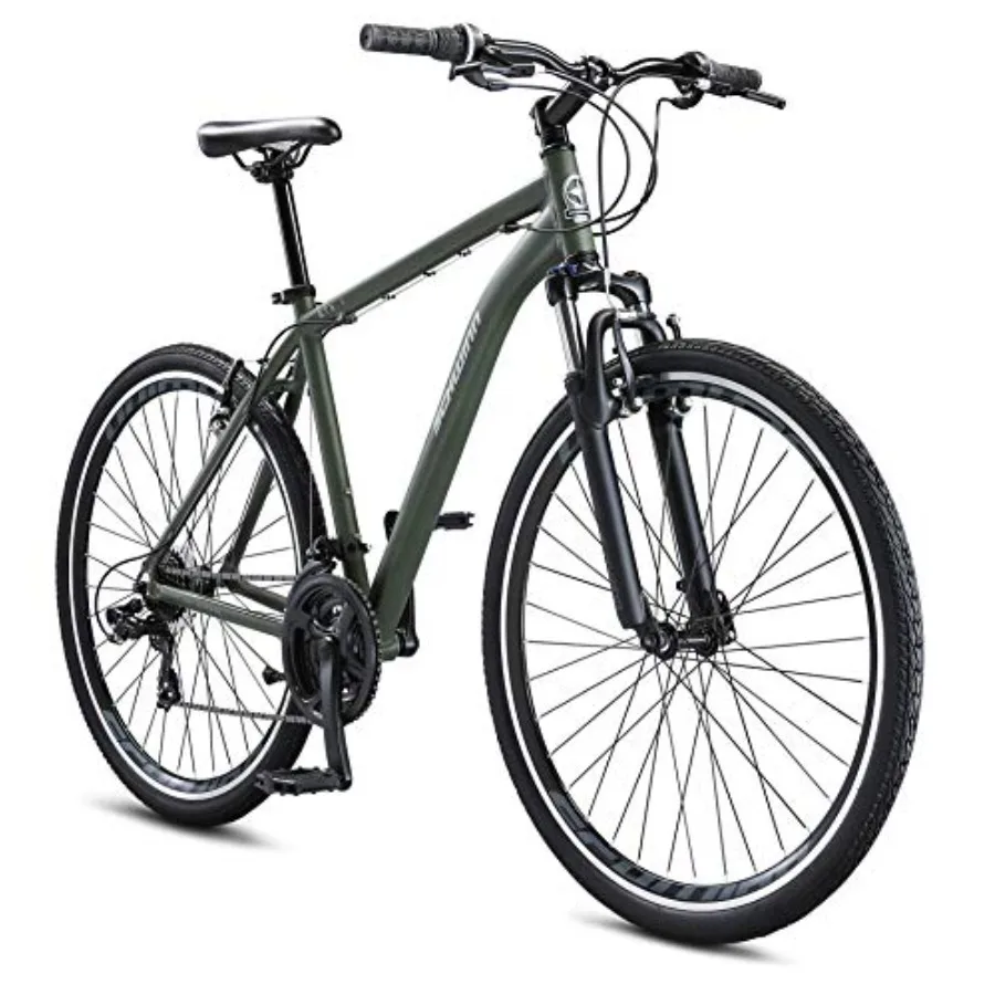 

GTX Comfort Adult Hybrid Bike for urban commuting, aluminum frame, black, lightweight and versatile dual-sport design with 700c
