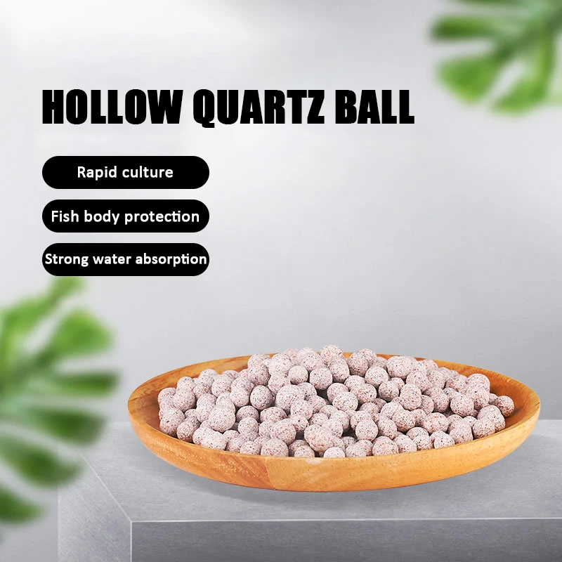 Aquarium Fish Tank Filter Material Hollow Quartz Ball Nitrification Bacteria House Ceramic Ring for Fish Tank High Quality 500g