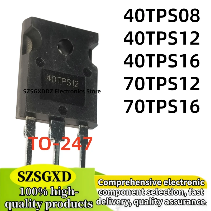 5-10-20Uds 40TPS12A 40TPS16A 70TPS12A 70TPS16A 40TPS08 40TPS12 40TPS16 70TPS12 70TPS16 40TPS08A TO-247 Best quality in stock