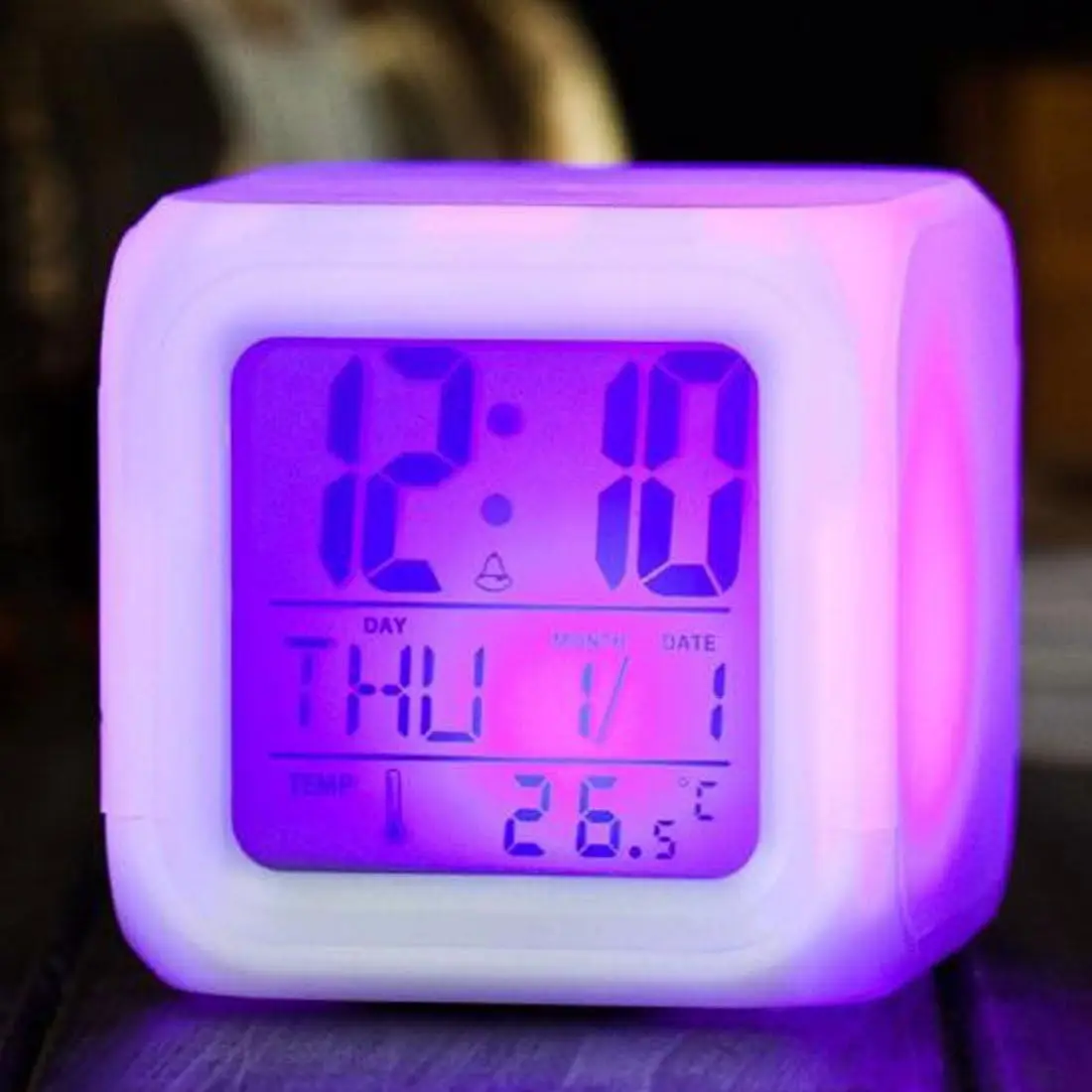 Color Changing Alarm Clock 6