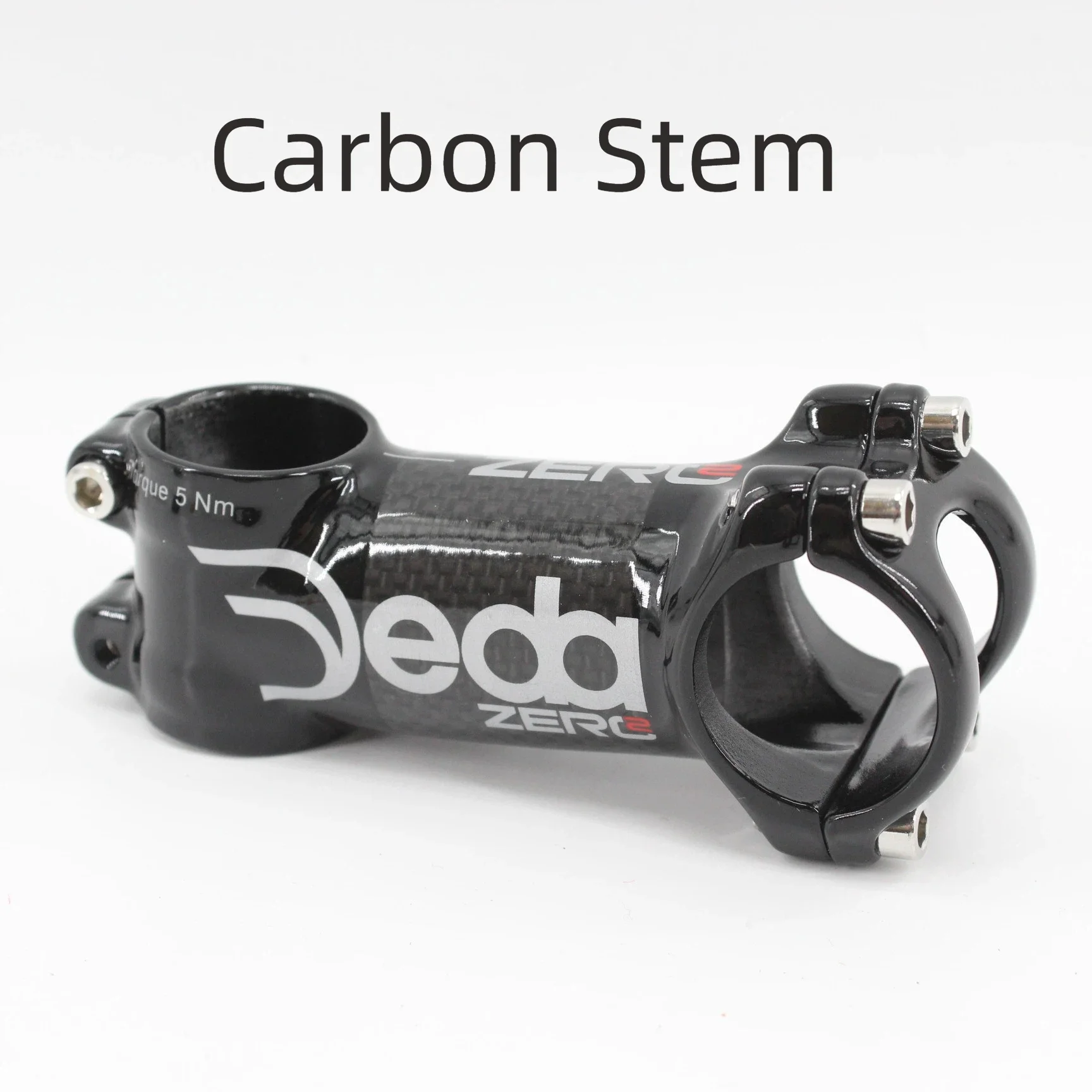 AliExpress NONE Brand New JEDA Silver Road Carbon Bicycle Stem Alloy 31.8*60-120mm 6 17 Degrees Angle Mountain Bike Carbon Stem MTB Bike Parts