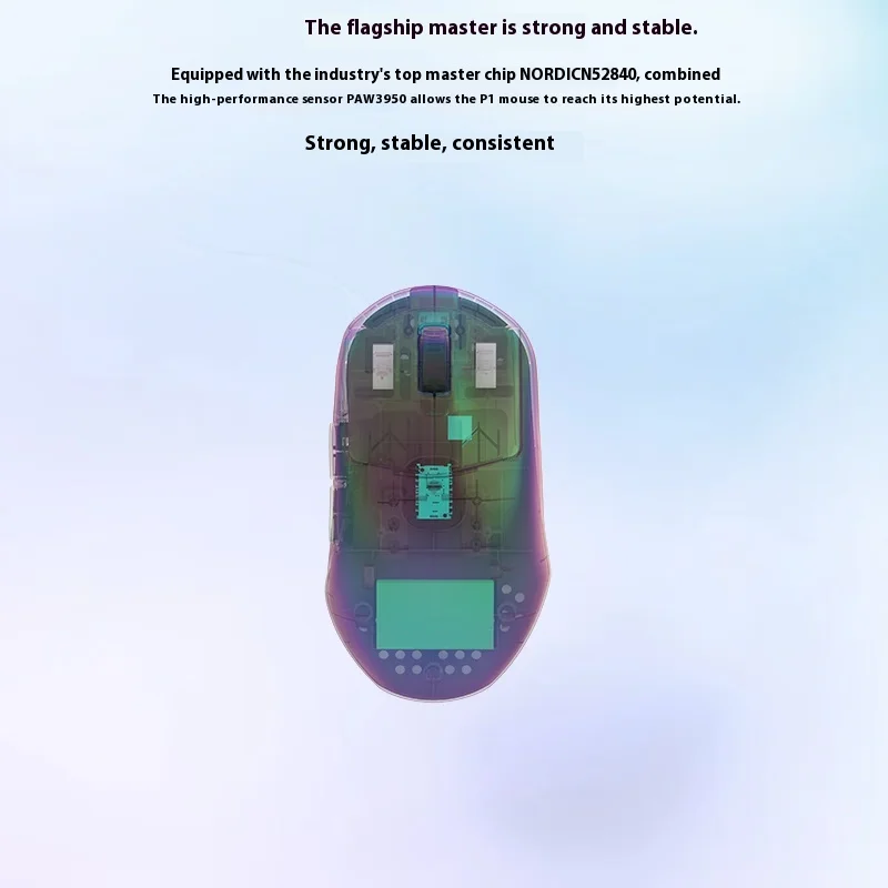 IMECOO P1 Wireless Gaming Mouse Pixart3950 Flagship High-Precision Sensor 8000Hz E-Sport Polling Rate Customized Kailh Switch