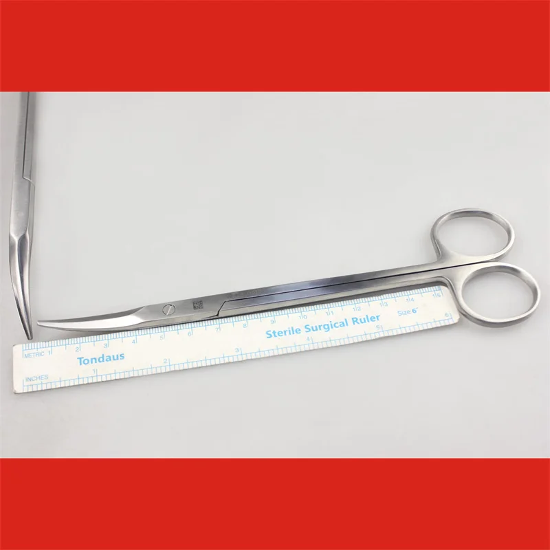 

JZ Jinzhong Медицинские ножницы для тоннила большие изогнутые круглые ножницы для тоннила ЛОР ЛОР ИНТЕРМАСУРЫ