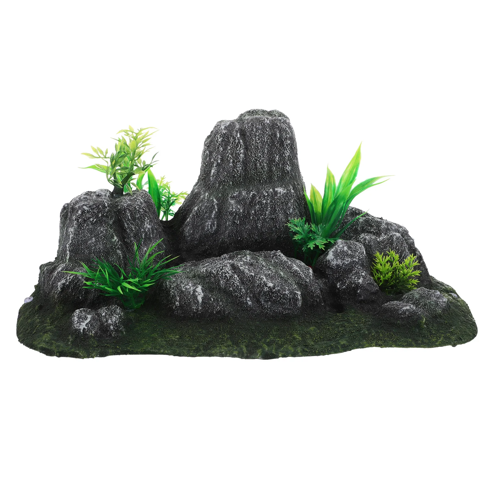 

Aquarium Mountain Views Fish Tank Ornament Resin Rock Cave Landscape Decoration Fish Shrimp Hideout Artificial Aquarium Rockery
