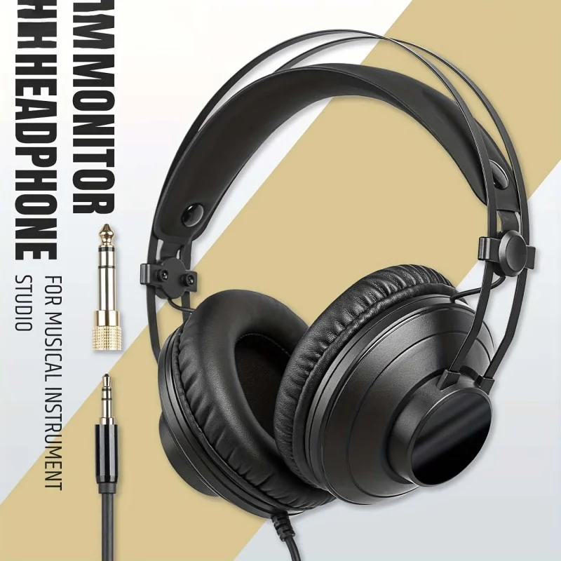 

EYOUO Studio headphones with excellent sound quality, suitable recording, podcasting, DJing, and playing the keyboard.