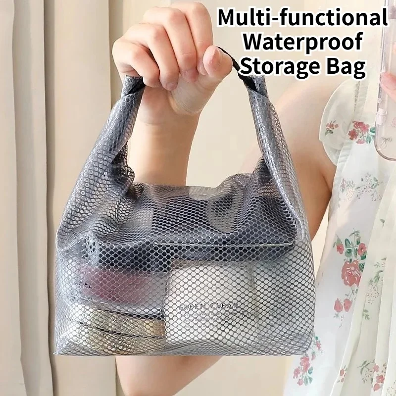 Handheld Waterproof Storage Bag Portable Sealing Swimming Bag Large Capacity Washing Bag Fitness Clothing Cosmetic Handbag