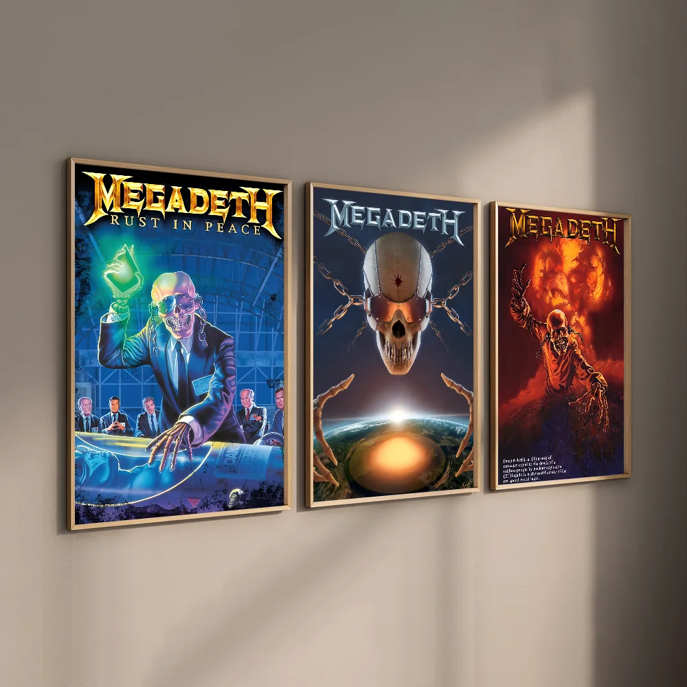 M-Megadeths Ağır Metal Rock Gr - Musical Instrument Poster incelemesi ve fiyatı