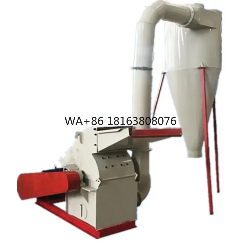 Multifunctional Grinder, Fully Automatic Wood Chip and Straw Grinder, Household and Agricultural Wood Grinder