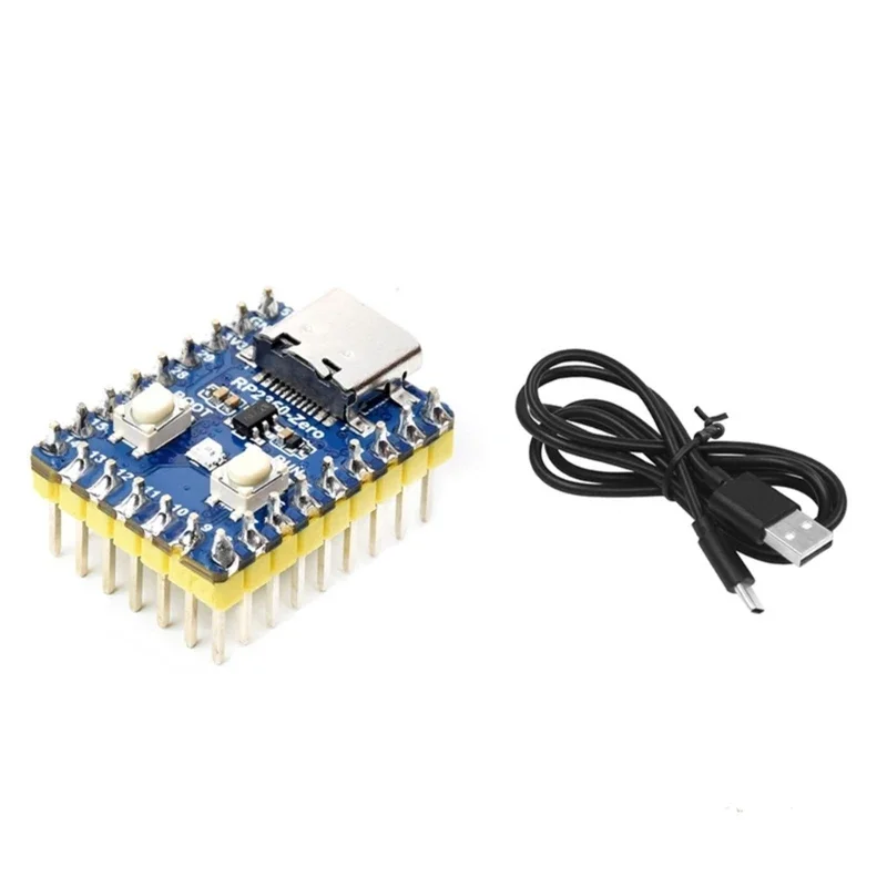 RP2350 Microcontroller Poard с двумя Arm Cortexm33 и RISC V -ядрами 150 МГц.