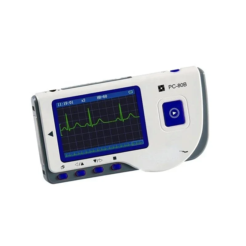 

Factory direct Simple operation self-check wireless connection remote health handheld monitor ECG monitor