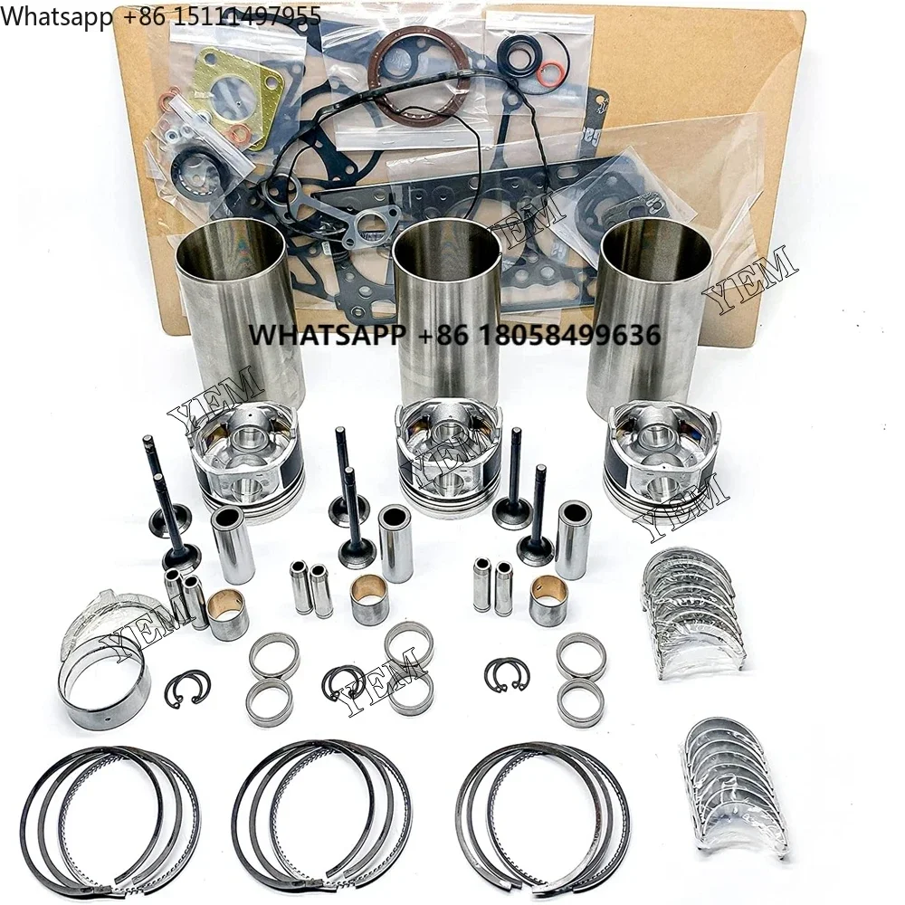 

Agricultural Engine Parts Overhaul Rebuild Kit for Yanmar Marine Engine 3YM30