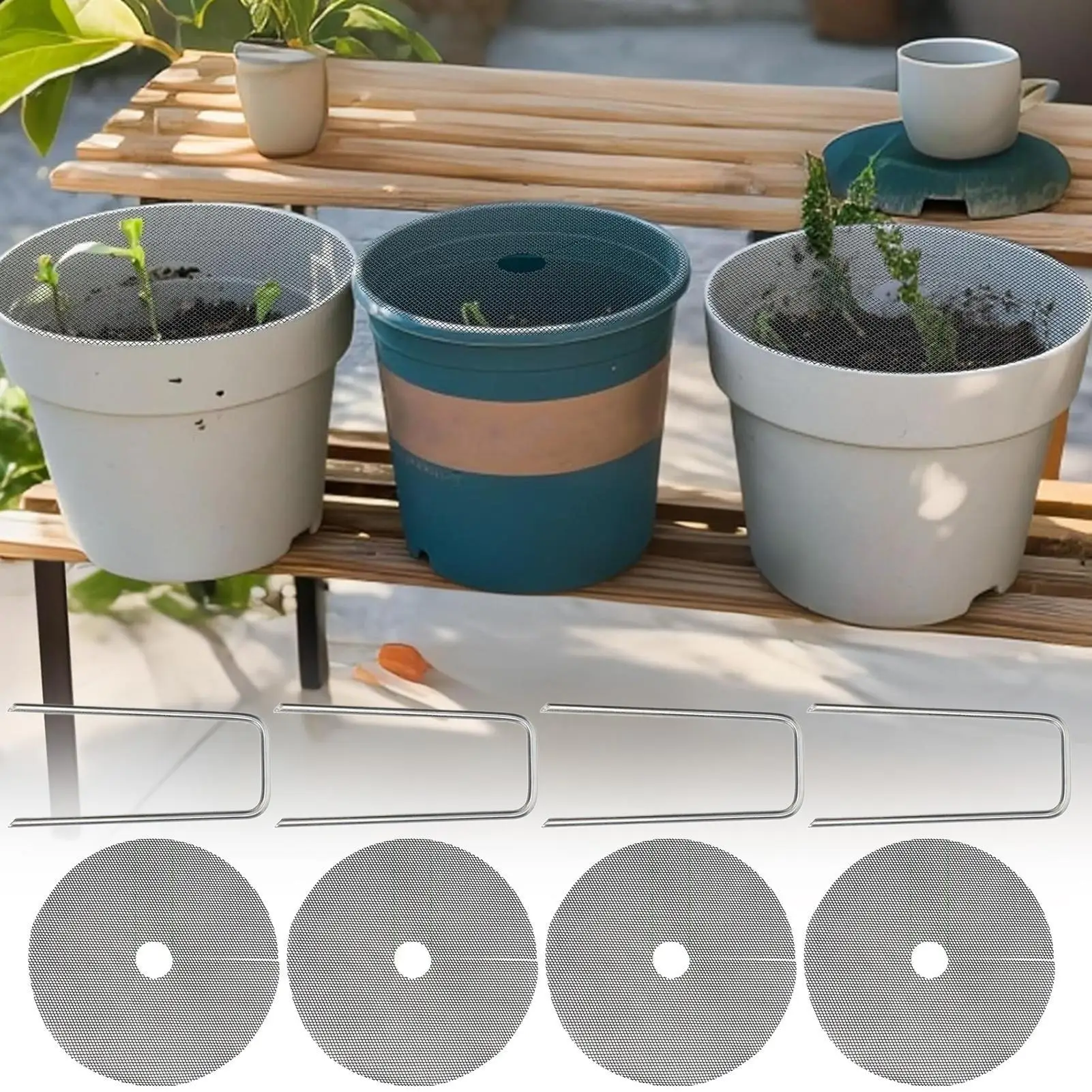 Indoor Plant Protector From Cats Cuttable Planter Mesh From Animals Soil Protector Covers For Outdoor Flower Garden Bonsai