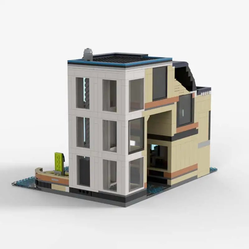 MOC-228452 وحدات قارب ديبوت الطوب المدرسية الشهيرة أنيم العمارة اللبنات نموذج تجميع اللعب هدايا عيد الميلاد ﻿ ﻿