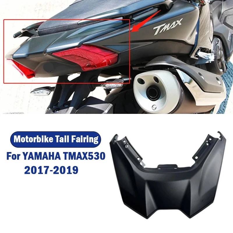 

ABS Carbon Fiber Motorcycle Upper Rear Tail Light Cover Fairing Cowl For YAMAHA TMAX530 XP T-MAX 530 2017 2018 Tmax 530 2019