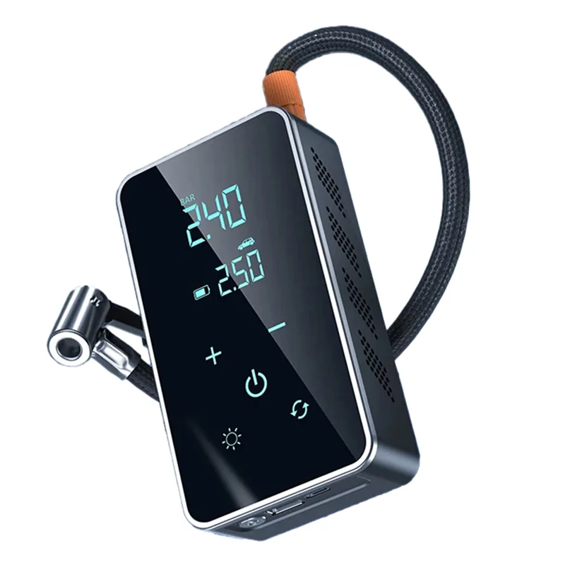 

AB56-150Psi Электрический насос для шин с сенсорным экраном Портативный электрический насос для накачивания шин для автомобиля, велосипеда, мотоцикла, воздушный компрессор Injecto