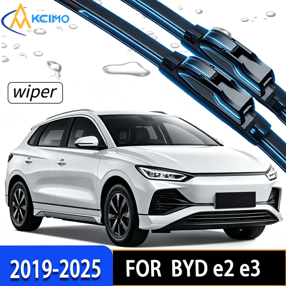

Premium Front Windshield Wiper Blades with High-Durability Rubber, All-Weather Performance for BYD e2 e3 2019-2025