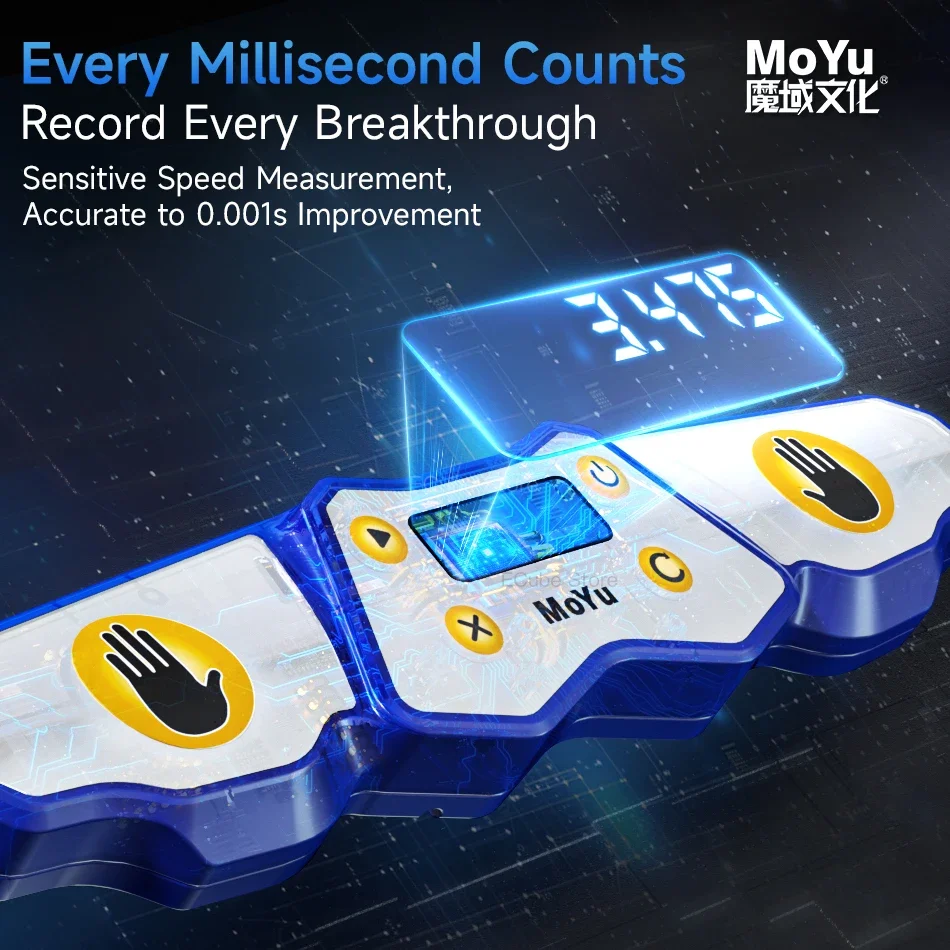 [ECube] MoYu AI Timer 2024 Speed Cube Display MoYu Cube Game Dedicated Timer for Competition Training Educational Kid Toy