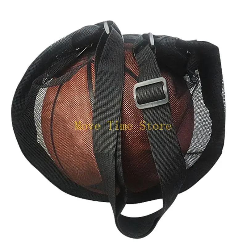 92me نايلون متين صافي تخزين كيس تخزين مع حقيبة كرة السلة حزام الكتف