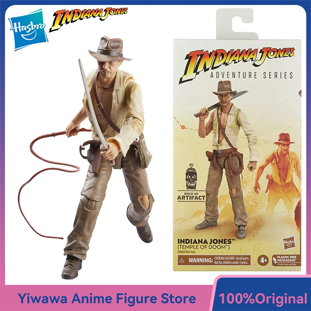 

[In-Stock] Hasbro INDIANA JONES Adventure Series Indiana Jones (Temple of Doom) 15cm Anime Action Figure Model Ornament Toys