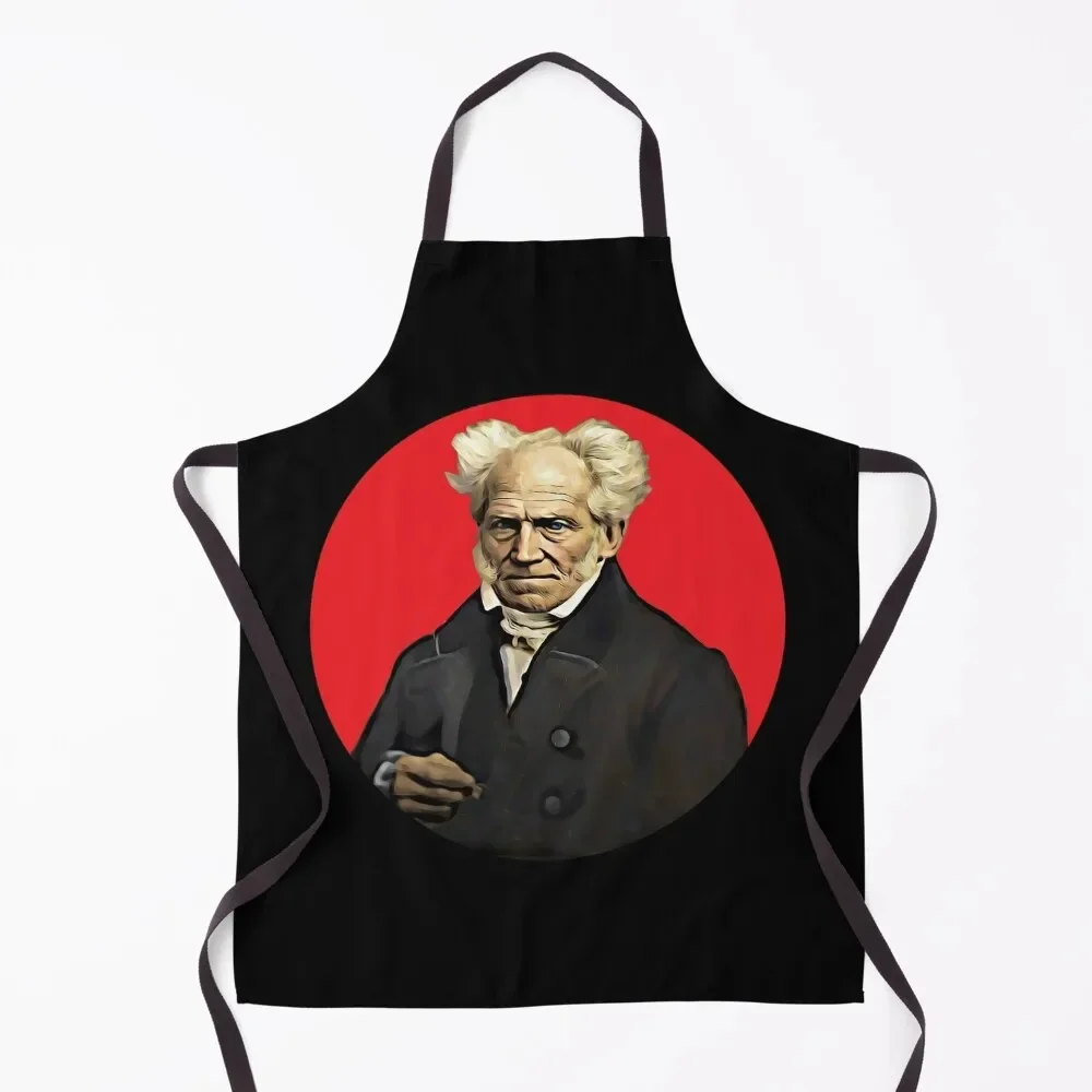 Arthur Schopenhauer Portrait Apron Household Items Kitchen Kitchen Front Apron