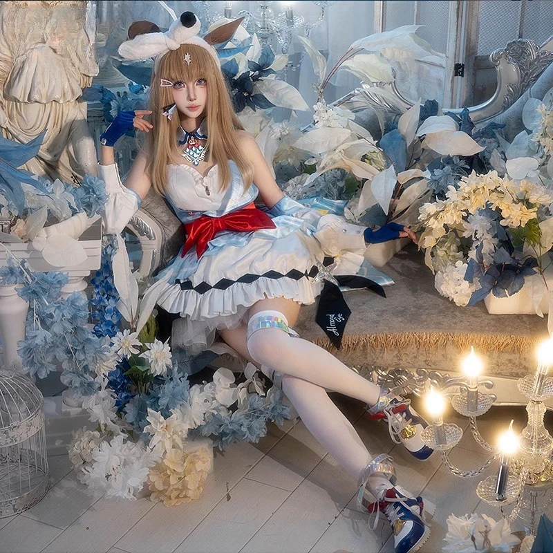 Pretty Derby Almond Eye Cosplay-Kostüm Halloween-Spielanzug Hübsches Kleid Damen Rollenspiel-Kleidung 2026