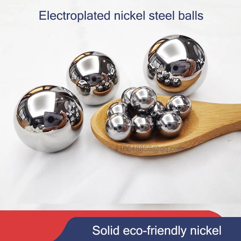 Electroplated nickel steel beads Eco-friendly nickel 3/4/5/6/7/8/9/10/11/12/12.7mm14 toy accessory steel balls