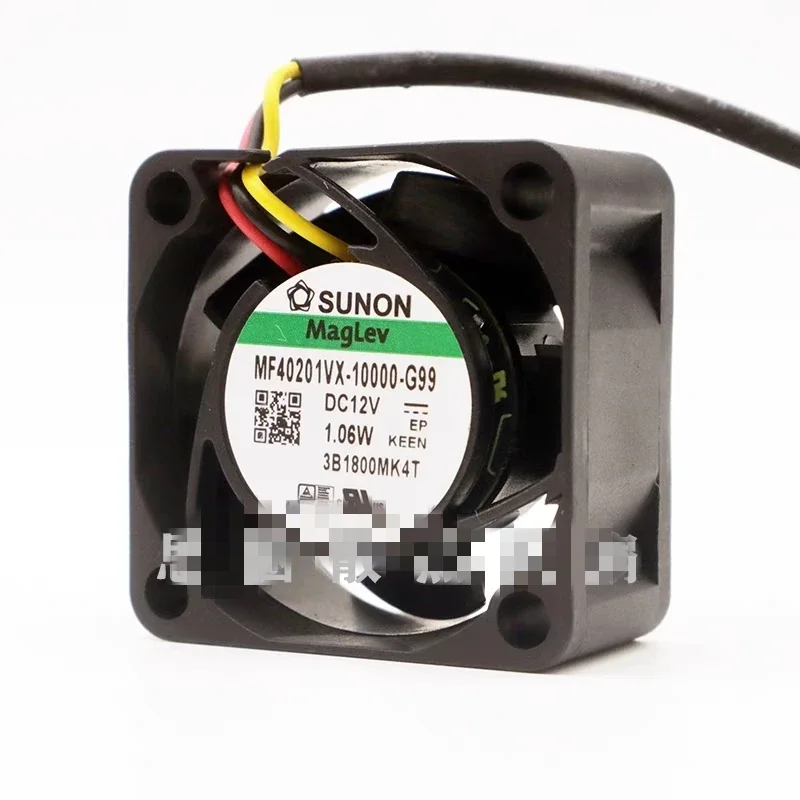 

SUNON MF40201VX-10000-G99 DC 12V 1.06W 40x40x20mm 3-Wire Server Cooling Fan