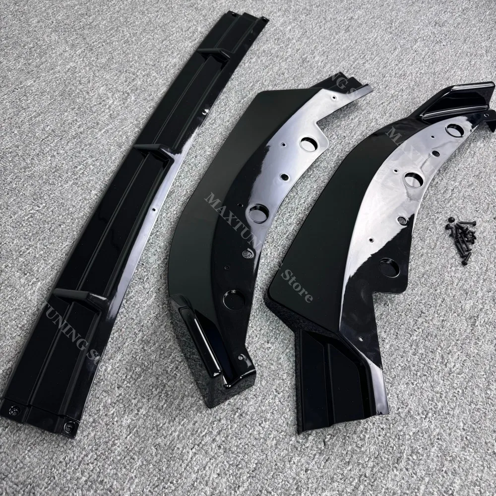 For BMW 3 Series G20 G21 318i 320i 320d 330i Standard 2019-2022 Front Bumper Splitter Lip Diffuser Spoiler Chin Modified Tuning view 5