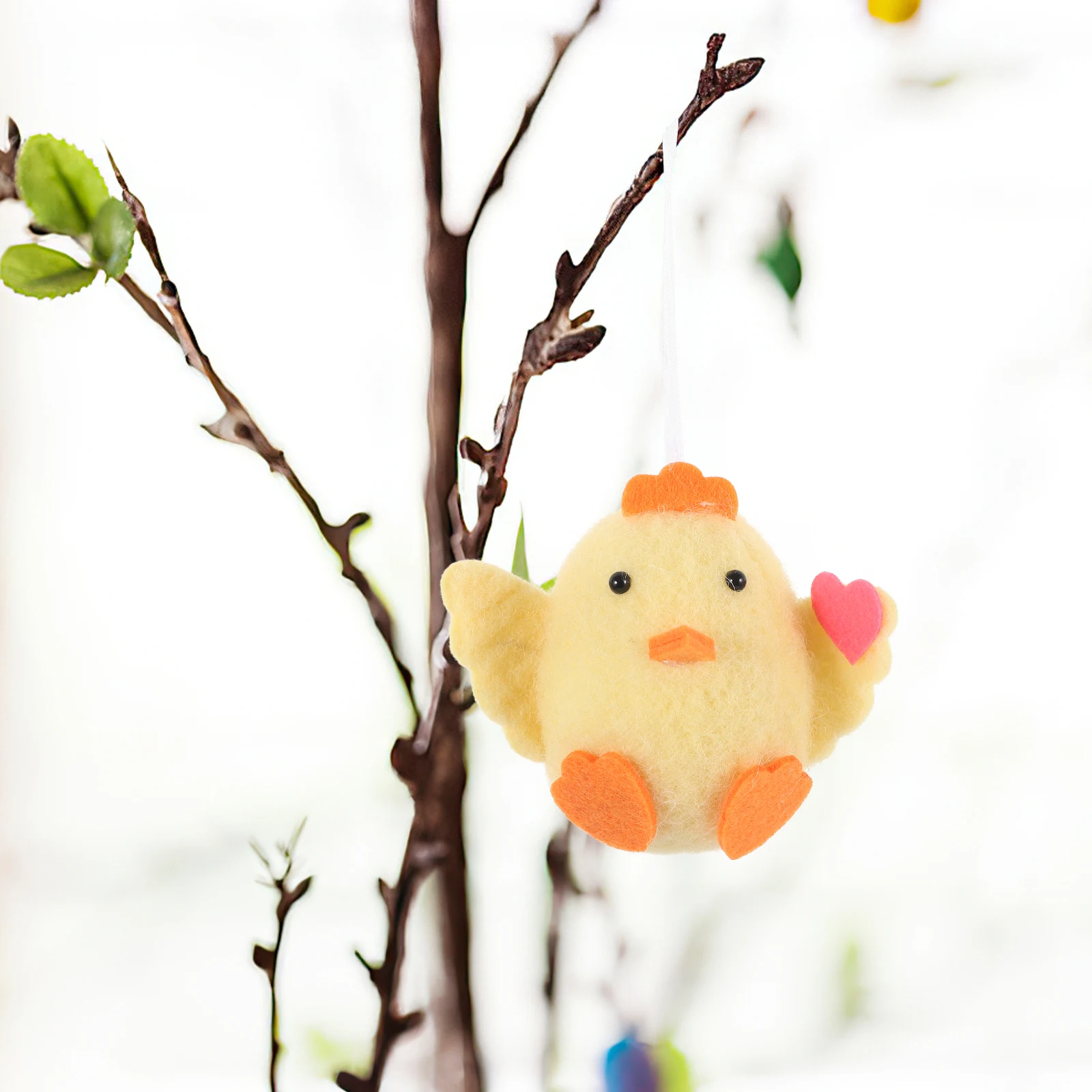 

Easter Felt Rabbit Ornaments Lightweight Hanging Decorations for Home Party Festival Scene Decor Pendants Easter Ornament