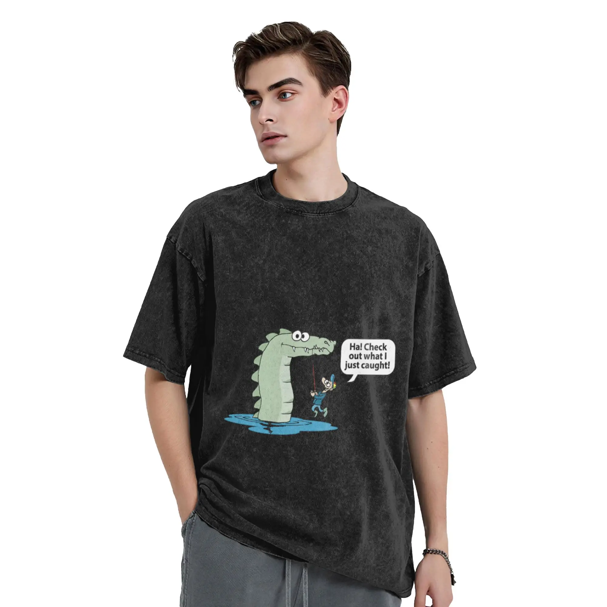 Specimen fisherman Unique Cool A Washed T Shirt Men's Women's Oversized Cotton Tees Tops