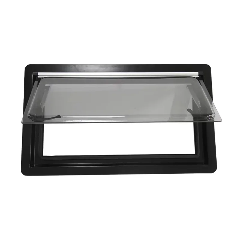 STLF Good Quality Right Angle Trailer Window Transparent Color RV Window Acrylic Glass caravan Window