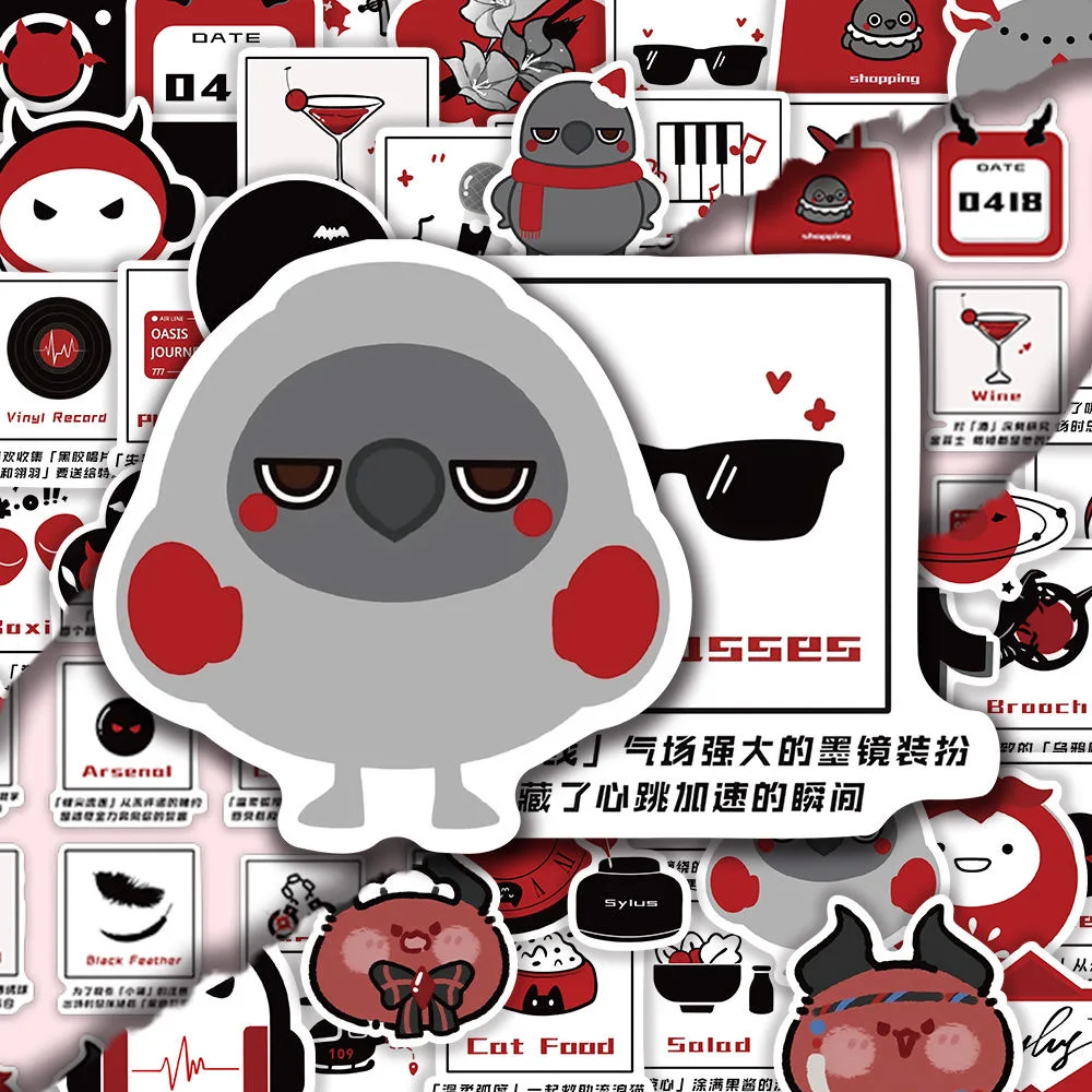 

180 Sylus Element Cosplay Stickers, Love and Deep Space Game Characters, Creative Cartoon Notes, Supporting Stickers